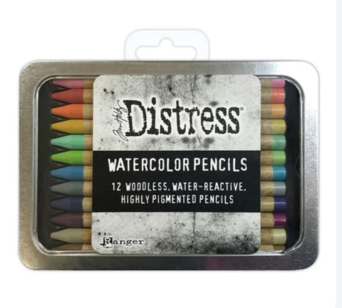 Tim Holtz Distress Watercolor Pencils SET 3 – ellen j goods